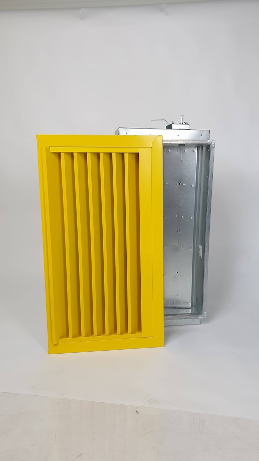 Наружная вентиляционная решетка оцинкованная