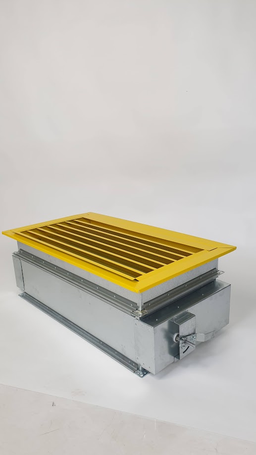 Наружная вентиляционная решетка оцинкованная