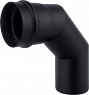 SPNP Melns līkums 90°;SPNP Черный отвод 90°;SPNP Black elbow 90°. gab. 0.00 Ls