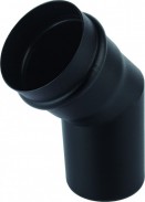 SPNP Melns līkums 45°;SPNP Черный отвод 45°;SPNP Black elbow 45°. gab. 0.00 Ls