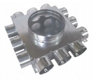 12 sprauslu kolektors OC (kvadrātveida);8 сопловой колектор OC (квадратный);8 nozzles manifold OC (square). gab. 0.00 Ls