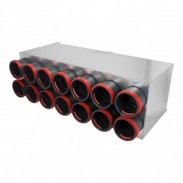 14 sprauslu divrindu kolektors PK;14 сопловой двухрядный колектор PK;14 nozzles double row manifold PK. gab. 0.00 Ls