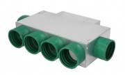 6 sprauslu kolektors GM ar taisnstūrveida izeju;6 сопловой колектор GM с прямоугольным выходом;6 nozzles manifold GM with rectangular outlet. gab. 0.00 Ls