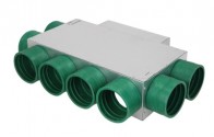 8 sprauslu kolektors GM ar taisnstūrveida izeju;8 сопловой колектор GM с прямоугольным выходом;8 nozzles manifold GM with rectangular outlet. gab. 0.00 Ls