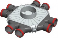 8 sprauslu kolektors TPK;8 сопловой колектор TPK;8 nozzles manifold TPK. gab. 0.00 Ls