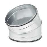 Отвод вентиляционный круглый 30°, сегментный